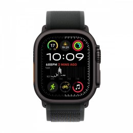 Apple Watch Ultra 2 GPS + Cellular, koperta 49 mm z tytanu w kolorze czarnym z opaską Trial M/L w kolorze czarnym