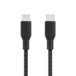 Belkin Kabel w oplocie USB-C do USB-C 100W 3m czarny