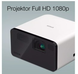 Epson Projektor mini laser EF-21W bialy FHD/1000L/5m:1/2.3kg