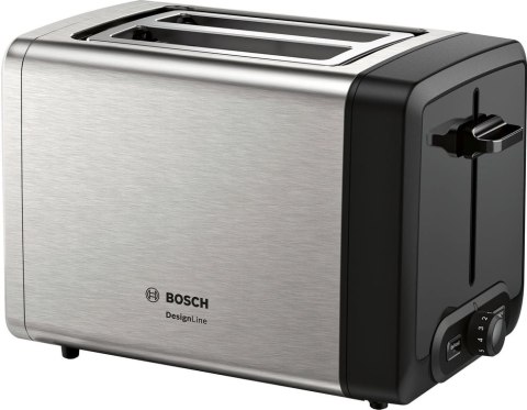 Bosch TAT4P420 toster 2 kaw. 970 W Czarny, Stal nierdzewna