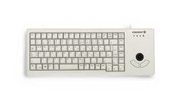 CHERRY XS Trackball klawiatura USB Belgijski Szary