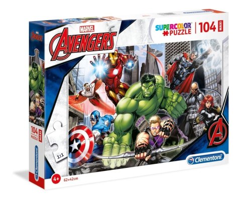 Clementoni Avengers Puzzle układanka 104 szt. Kreskówki