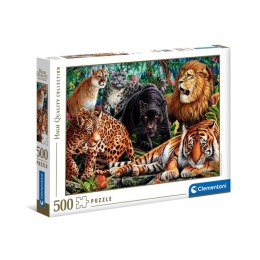 Clementoni High Quality Collection 35126 puzzle Puzzle klocki 500 szt. Animals