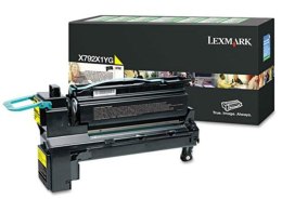 Lexmark X792X1YG kaseta z tonerem 1 szt. Oryginalny Żółty