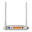 TP-Link TD-W8961N router bezprzewodowy Fast Ethernet Jedna częstotliwości (2,4 GHz) Szary, Biały