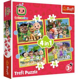 Trefl Cocomelon Puzzle układanka 12 szt. Kreskówki