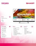 Sharp Telewizor QLED 55 cali 55EQ6EA UHD Android