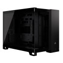 2500X Tempered Glass mATX Mid-Tower, Black