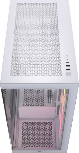 3500X RGB Tempered Glass Mid-Tower, White