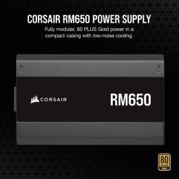 Corsair RM650 moduł zasilaczy 650 W 24-pin ATX ATX Czarny