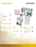 Fujifilm Aparat Instax mini 12 BIG BUNDLE (aparat + etui + album) biały