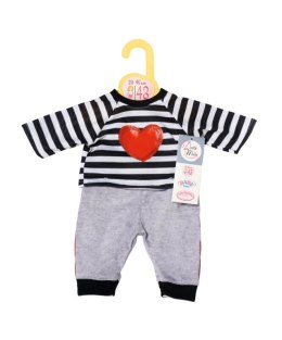 Dolly Moda Striped Joggingsuit 43cm Zestaw ubrań dla lalek