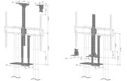 Neomounts Uchywt na wideobar i zestaw multimedialny AFL-875BL1