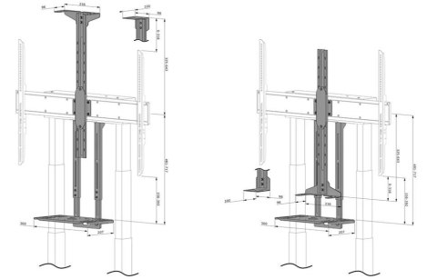 Neomounts Uchwyt na wideobar i zestaw multimedialny AFL-875BL1