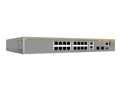 Allied Telesis AT-X330-20GTX-50 łącza sieciowe Zarządzany L3 Gigabit Ethernet (10/100/1000) Szary