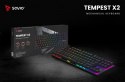 Savio Klawiatura mechaniczna RGB Tempest X2 Outemu Blue