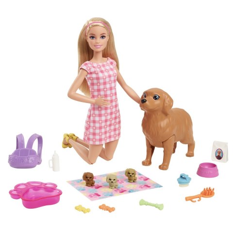 Barbie Newborn Pups playset