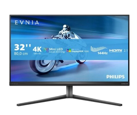 Philips Monitor 32M2N6800M 31.5 cala IPS Mini-LED 4K 144Hz HDMIx2 DP HAS Ambiglow