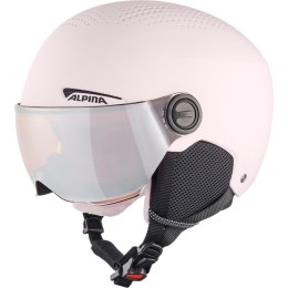 Kask narciarski ALPINA ZUPO VISOR Q-LITE ROSE 51-55