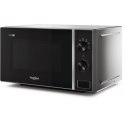 Whirlpool MWP 101 SB kuchenka mikrofalowa Blat Mikrofalówka Solo 20 l 700 W Czarny, Srebrny