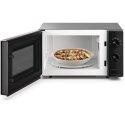 Whirlpool MWP 101 SB kuchenka mikrofalowa Blat Mikrofalówka Solo 20 l 700 W Czarny, Srebrny