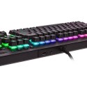 Thermaltake Klawiatura gamingowa eSports Level 20 GT RGB Black Razer Green