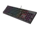 GENESIS Thor 303 klawiatura Gaming USB QWERTY Czarny