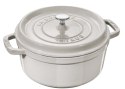 Garnek żeliwny okrągły STAUB 40501-409-0 - biała trufla 1.7 ltr