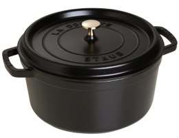 Garnek żeliwny okrągły STAUB 40509-485-0 - czarny 1.7 ltr