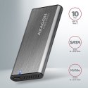 AXAGON EEM2-SG2 RAW BOX Etui zewnętrzne na dyski SSD M.2 USB-C 3.2 Gen 2 - srebrny