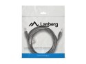 Kabel Lanberg CA-MJMJ-10CC-0020-BK (Mini Jack M - Mini Jack M; 2m; kolor czarny)