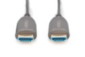 Kabel połączeniowy hybrydowy HDMI 2.1 Ultra High Speed 8K60Hz UHD HDMI A/HDMI A M/M czarny 15m