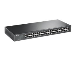 TP-Link TL-SF1048 Nie zarządzany Fast Ethernet (10/100) 1U Czarny