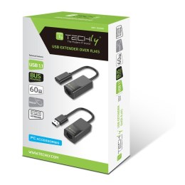 Techly 103199 Extender USB po kablu sieciowym RJ45