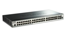 D-Link DGS-1510-52X łącza sieciowe Zarządzany L3 Gigabit Ethernet (10/100/1000) 1U Czarny