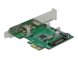 Delock PCI Express x1 Card to 2 x external USB