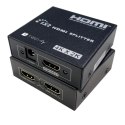 Splitter HDMI 1x2 4K*30Hz Aktywny Rozdzielacz HDMI Techly