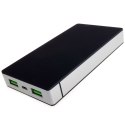 PowerBank PowerNeed P10000B (10000mAh; microUSB, USB 2.0; kolor czarny)