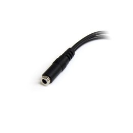 StarTech MUYHSFMM kabel audio 0,13 m 3.5mm 2 x 3.5mm Czarny