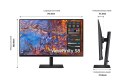 MONITOR SAMSUNG LED 32" LS32B800PXUXEN