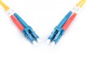 Digitus Patchcord FO Singlemode 09/125 OS2 LC-LC duplex 5m Żółty