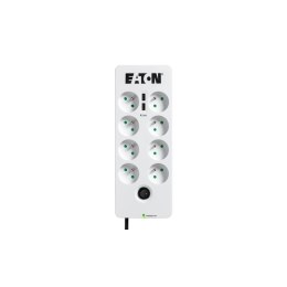 Eaton Listwa antyprzepięciowa Protection Box 8 Tel@ USB FR