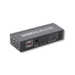 QOLTEC SPLITTER AKTYWNY ROZDZIELACZ HDMI V. 2.0 | 1X2 | EDID+IR