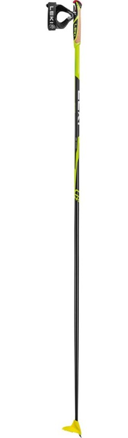 LEKI CC 450 kije do nart 160 cm Czarny, Biały, Żółty Węgiel