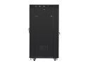 LANBERG SZAFA STOJĄCA RACK 19" 22U 800X800 DRZWI SZKLANE LCD CZARNA FF01-8822-12BL (FLAT PACK)