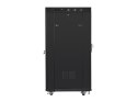 LANBERG SZAFA STOJĄCA RACK 19" 22U 800X800 DRZWI SZKLANE LCD CZARNA FF01-8822-12BL (FLAT PACK)