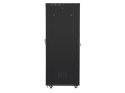 LANBERG SZAFA STOJĄCA RACK 19" 42U 800X1000 DRZWI SZKLANE LCD CZARNA FF01-8042-12BL (FLAT PACK)