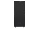 LANBERG SZAFA STOJĄCA RACK 19" 42U 800X1000 DRZWI SZKLANE LCD CZARNA FF01-8042-12BL (FLAT PACK)