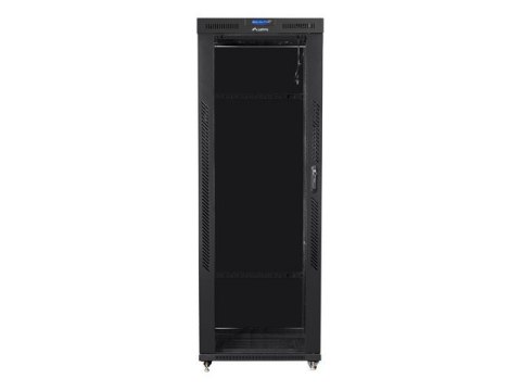 LANBERG SZAFA STOJĄCA RACK 19" 42U 800X800 DRZWI SZKLANE LCD CZARNA FF01-8842-12BL (FLAT PACK)