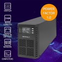 QOLTEC ZASILACZ AWARYJNY UPS 2KVA | 2000W | POWER FACTOR 1.0 | LCD | EPO | USB | ON-LINE